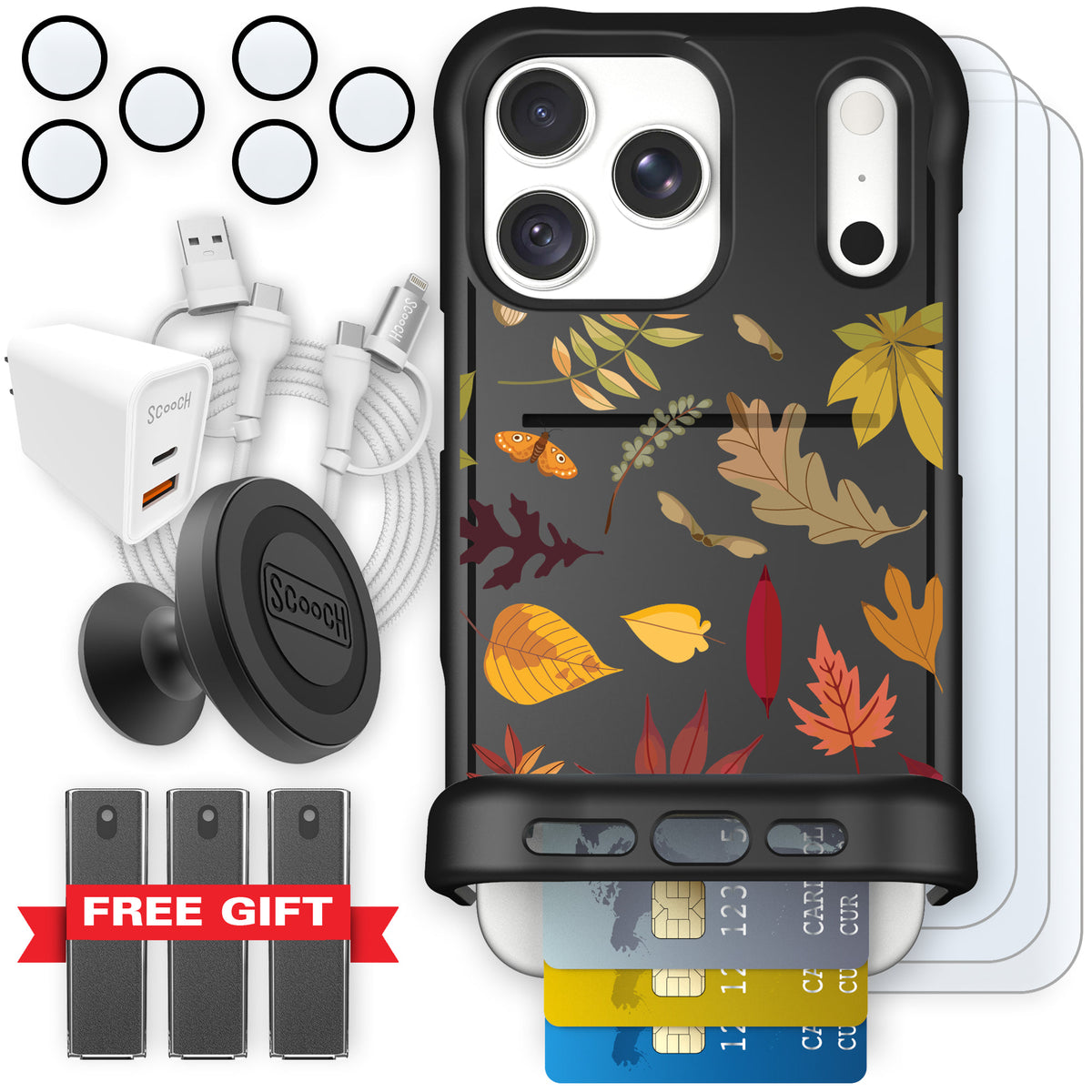 Wingmate Autumn Leaves for iPhone 18 Pro Max — Ultimate Bundle