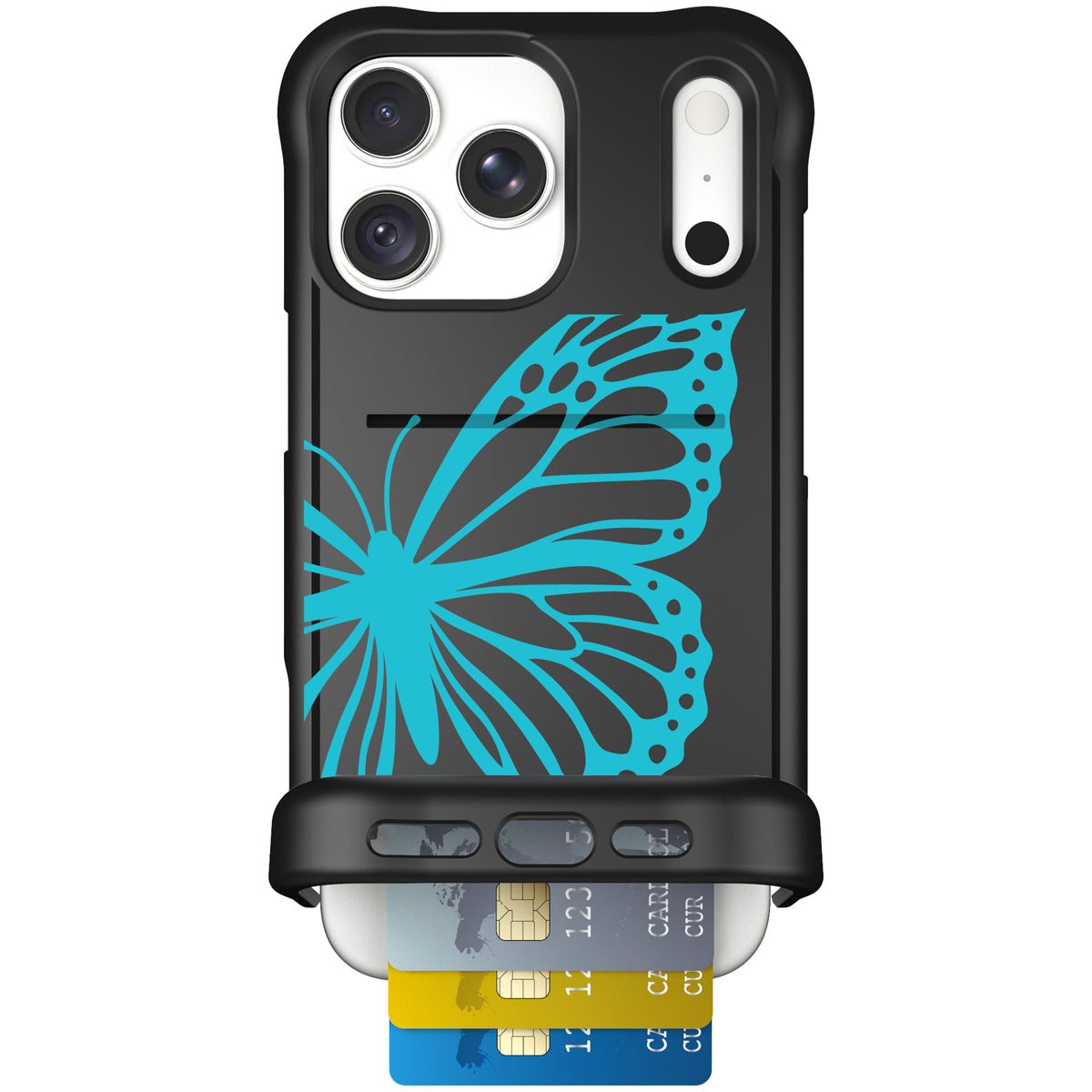 Wingmate Azure Butterfly for iPhone 18 Pro Max — case