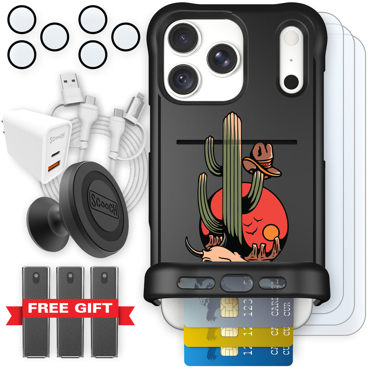 Wingmate Cactus Flash for iPhone 18 Pro Max — Ultimate Bundle
