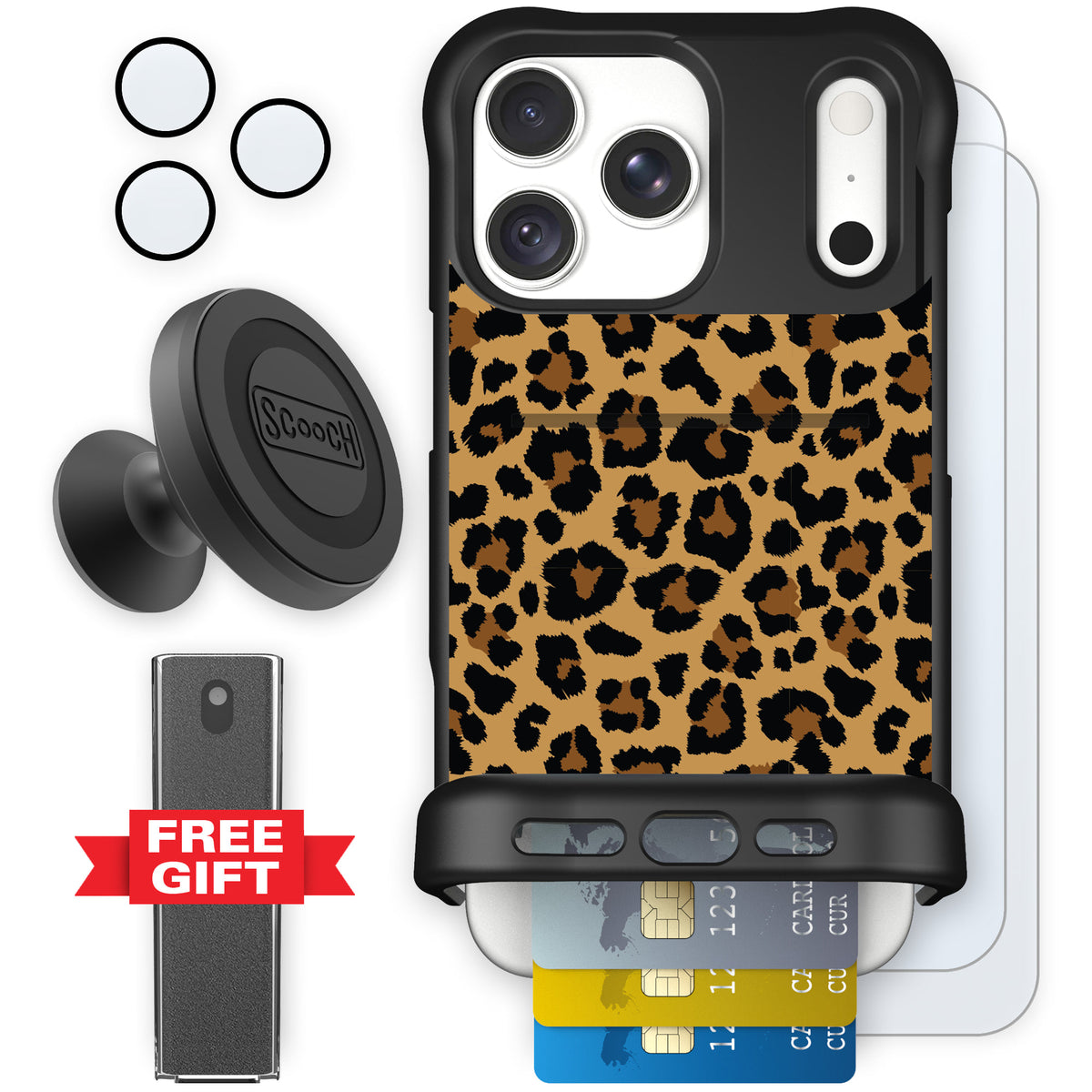 Wingmate Fierce Feline for iPhone 18 Pro Max — Defender Bundle