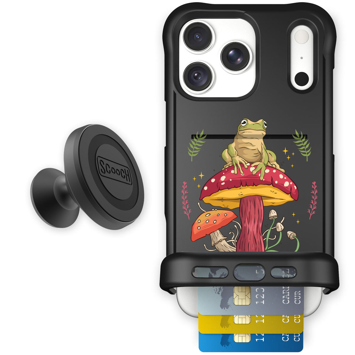 Wingmate Toadstool Frog for iPhone 18 Pro Max — Starter Bundle