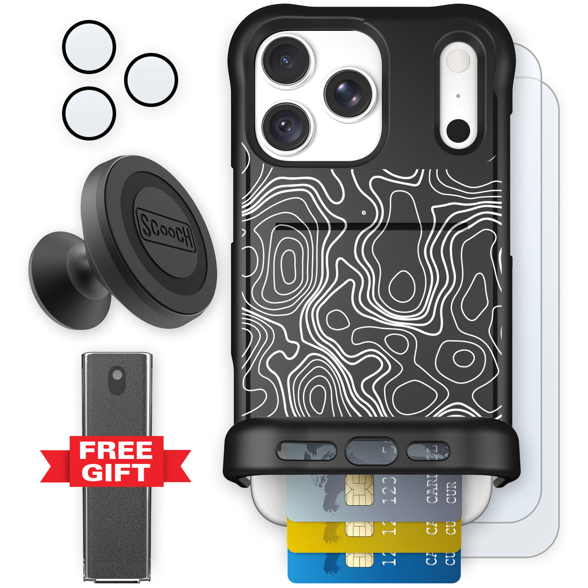 Wingmate Topography for iPhone 18 Pro Max — Defender Bundle