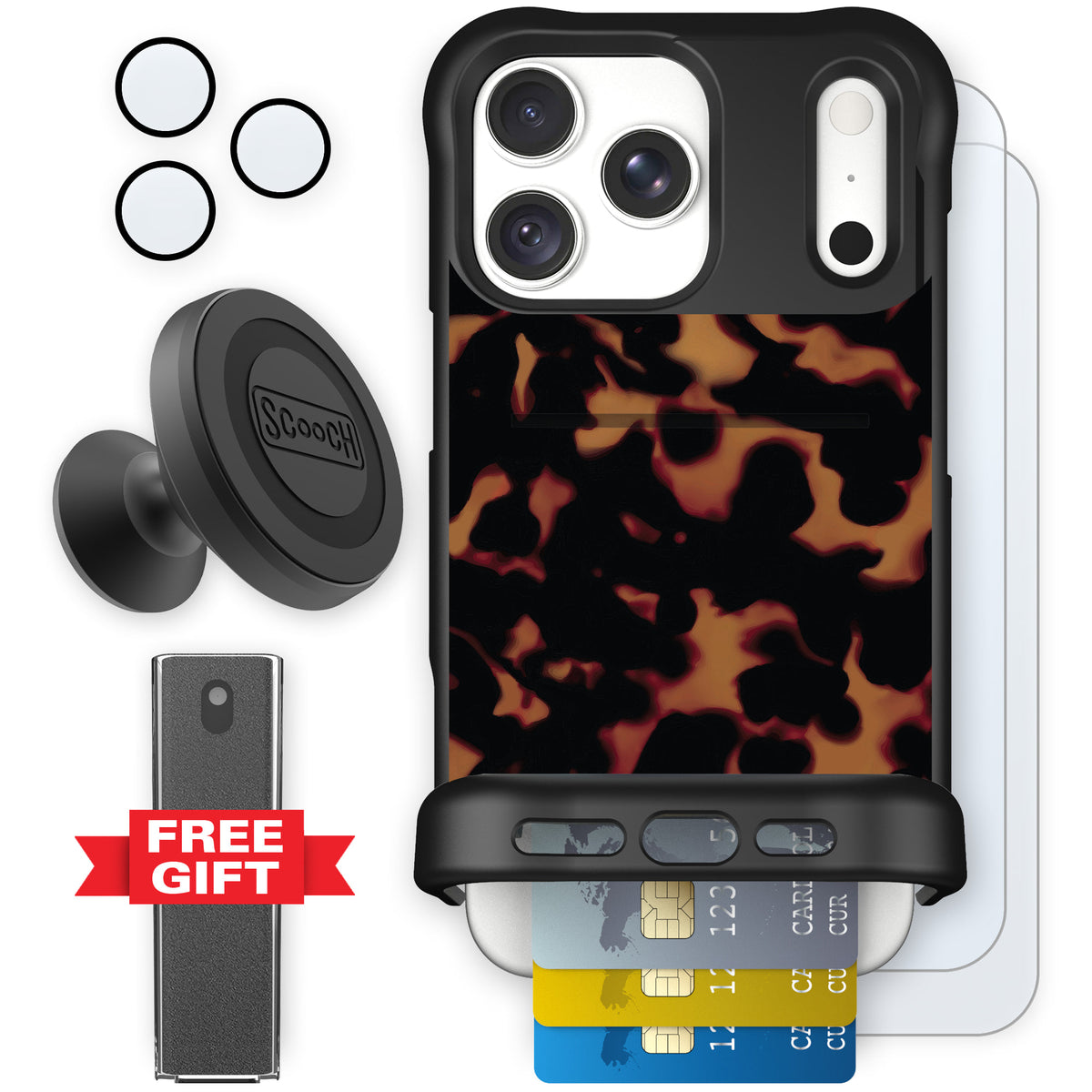 Wingmate Tortoise Shell for iPhone 18 Pro Max — Defender Bundle