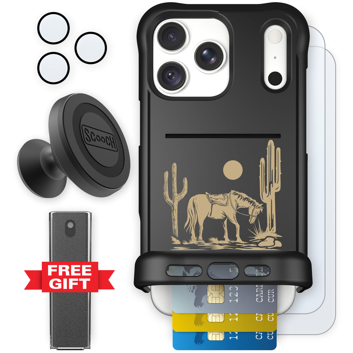 Wingmate Wild West for iPhone 18 Pro Max — Defender Bundle