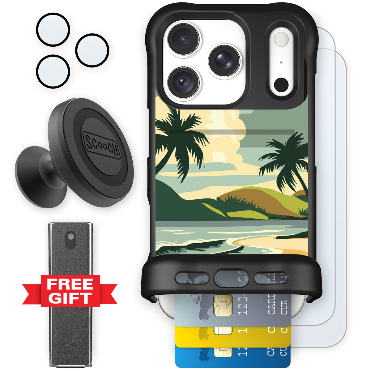 Wingmate Paradise Cove for iPhone 18 Pro — Defender Bundle
