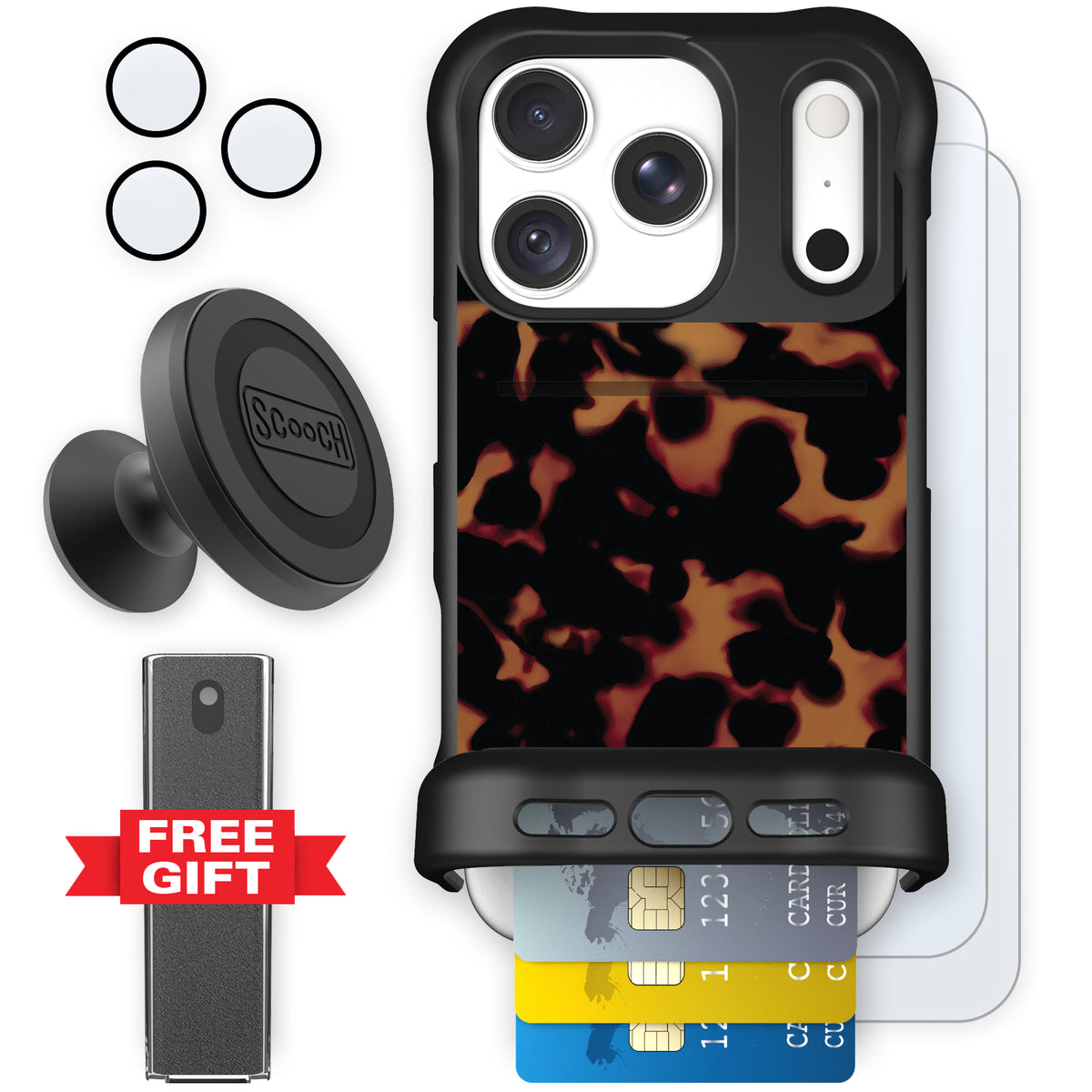 Wingmate Tortoise Shell for iPhone 18 Pro — Defender Bundle