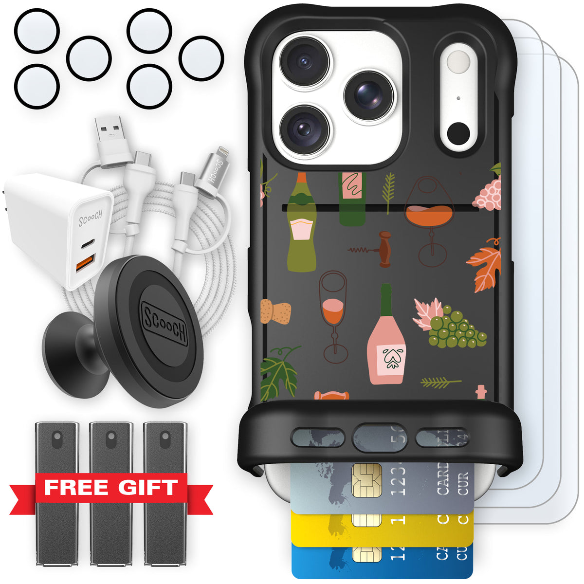 Wingmate Vino Vibes for iPhone 18 Pro — Ultimate Bundle