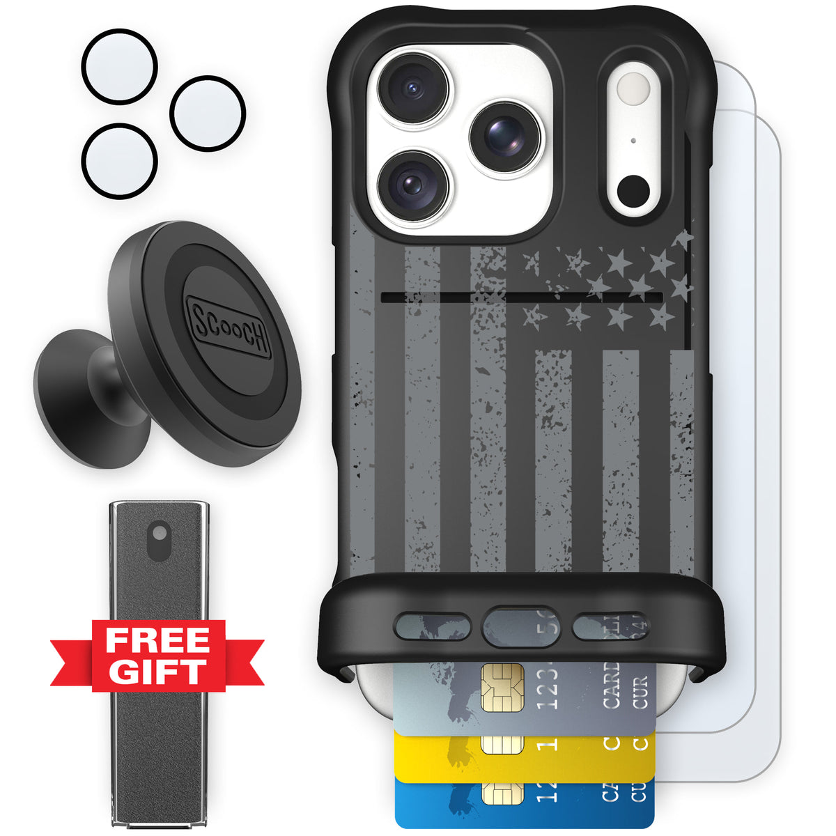Wingmate Weathered Glory for iPhone 18 Pro — Defender Bundle