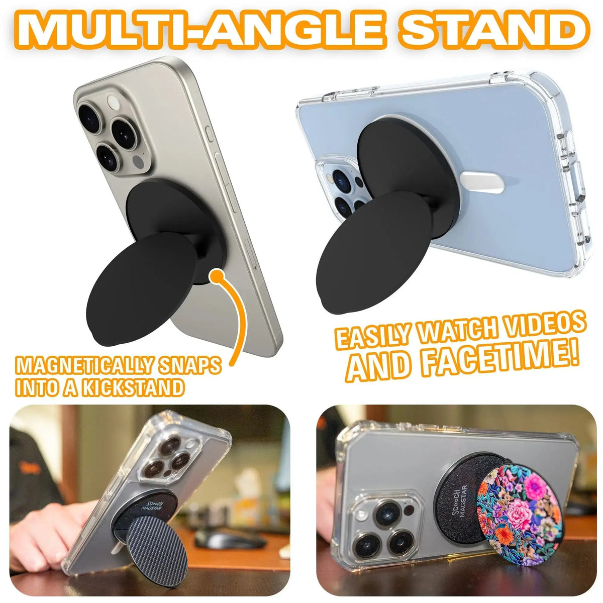 scoochzza-MagStar - MagSafe Grip and Stand-