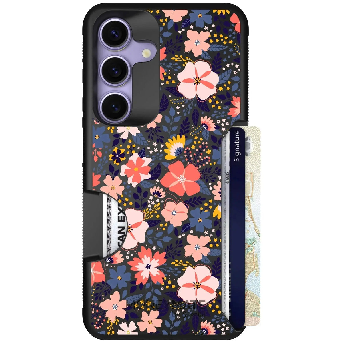 scoochzza Moneymate in Wildflowers | Slim Wallet Case with Card Holder - Galaxy S26 Case Only