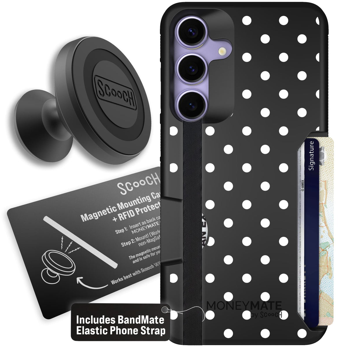 Moneymate - S25 Plus - Polka Dots - Starter Bundle