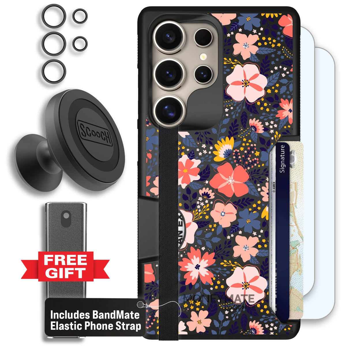 Moneymate - S25 Ultra - Wildflowers - Defender Bundle