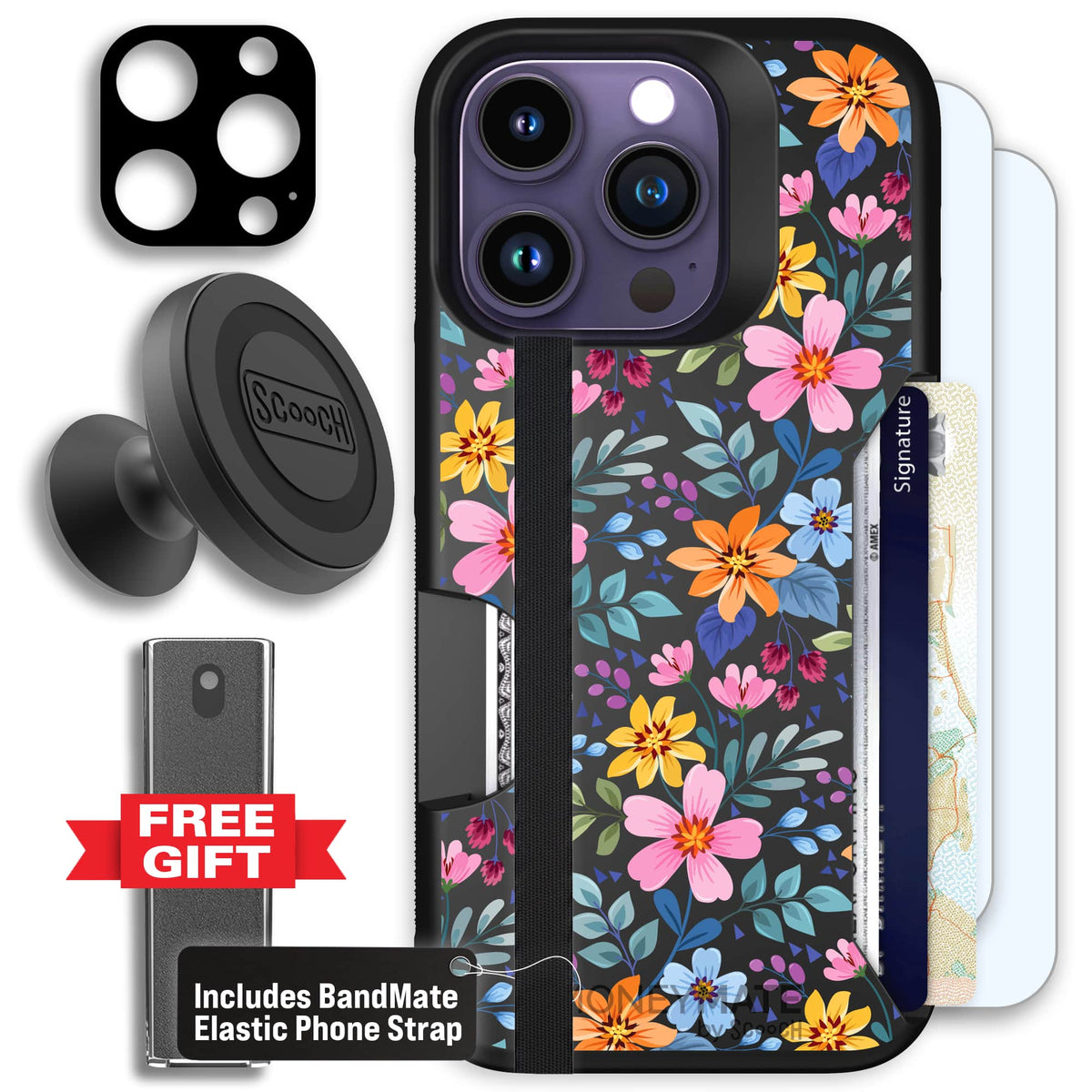 Moneymate - iPhone 14 Pro - Full Bloom - Defender Bundle