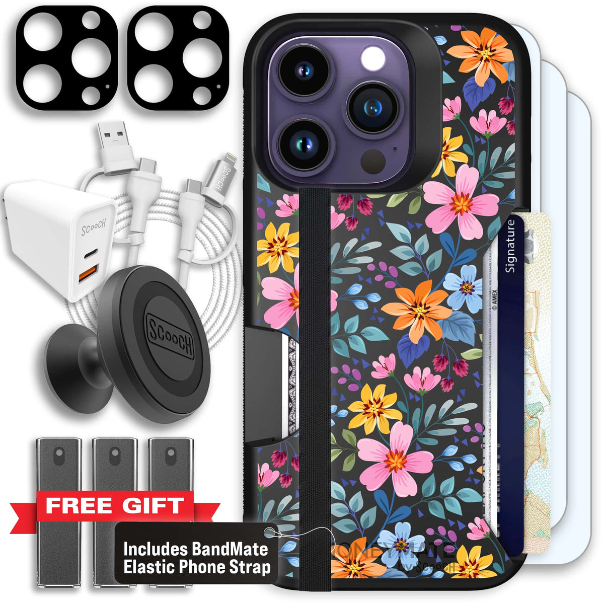 Moneymate - iPhone 14 Pro - Full Bloom - Ultimate Bundle
