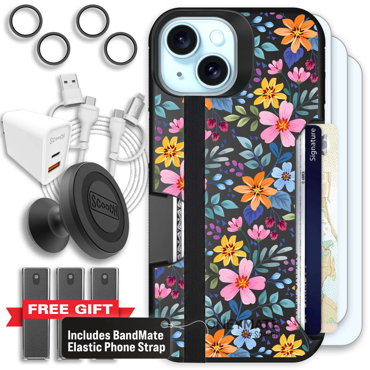 Moneymate - iPhone 15 - Full Bloom - Ultimate Bundle