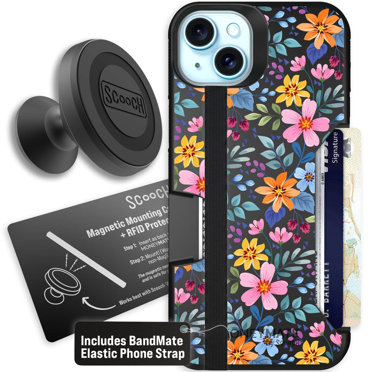 Moneymate - iPhone 15 Plus - Full Bloom - Starter Bundle