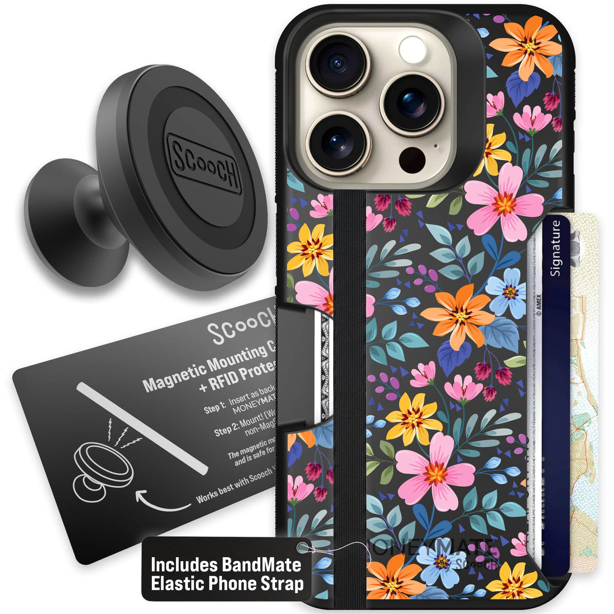 Moneymate - iPhone 15 Pro - Full Bloom - Starter Bundle