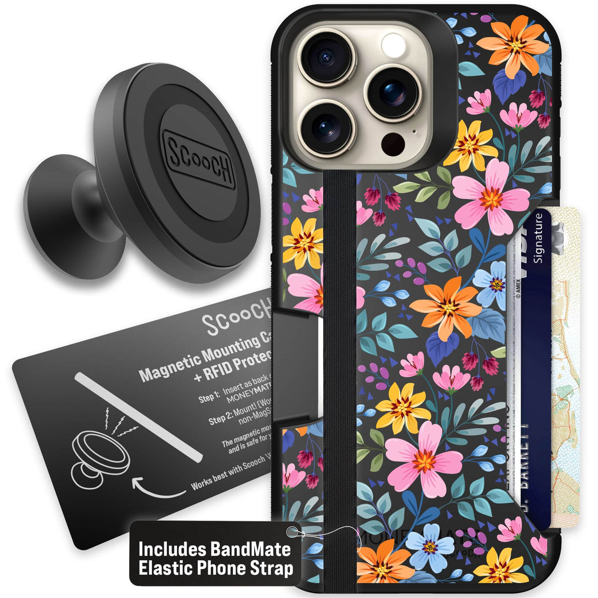 Moneymate - iPhone 15 Pro Max - Full Bloom - Starter Bundle