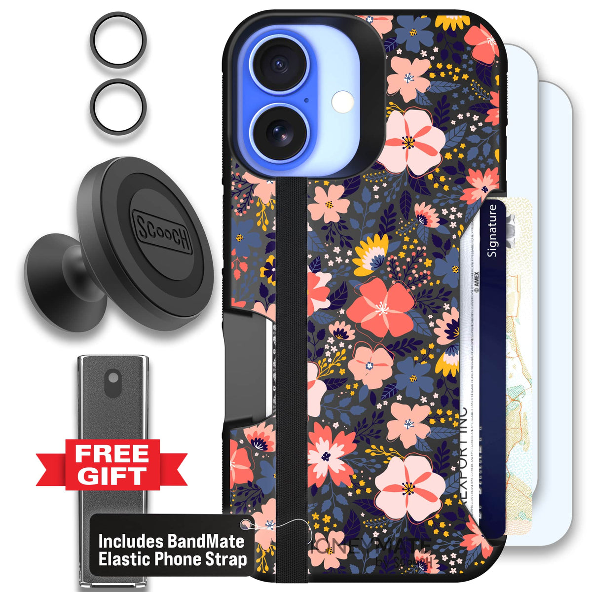 Moneymate - iPhone 16 - Wildflowers - Defender Bundle