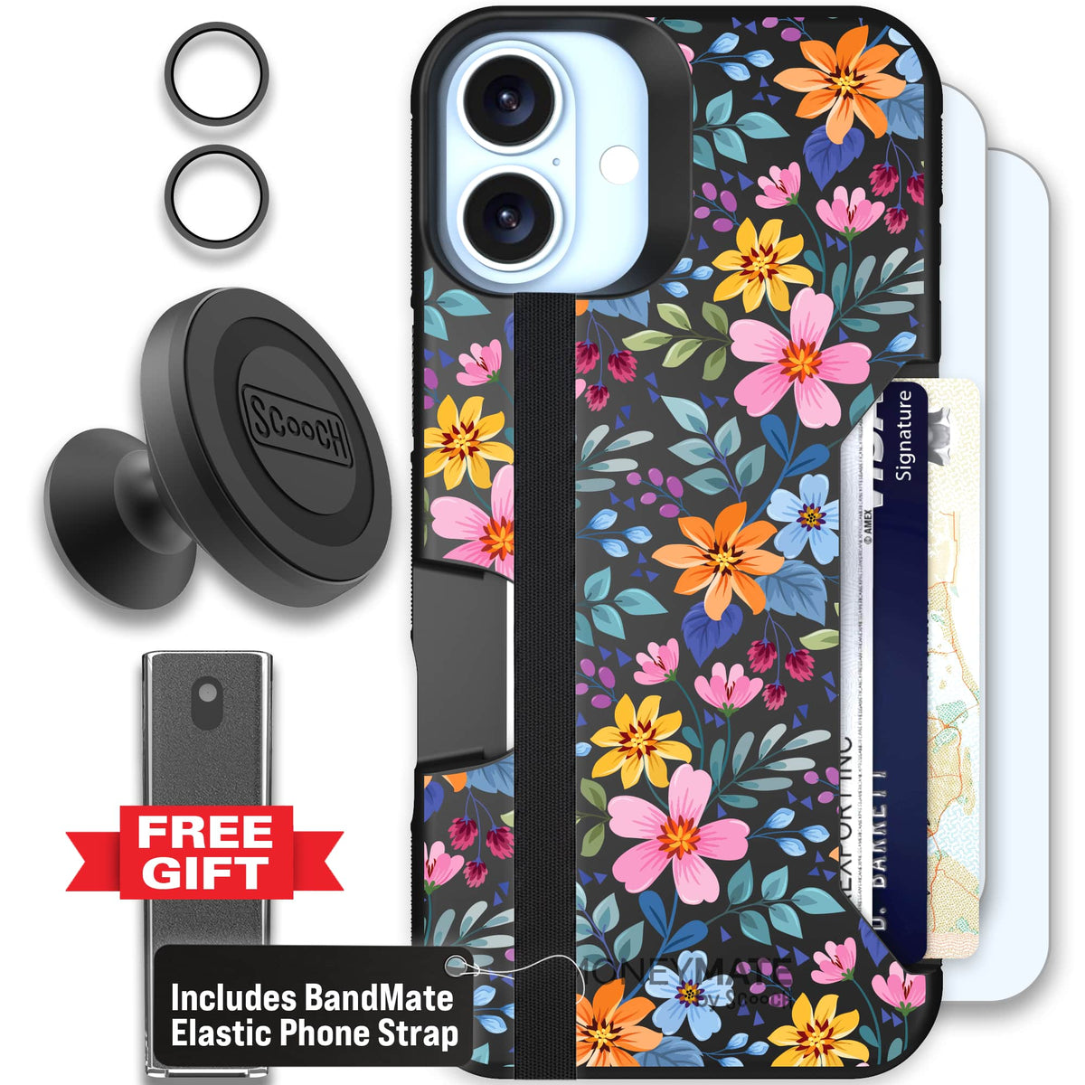 Moneymate - iPhone 16 Plus - Full Bloom - Defender Bundle