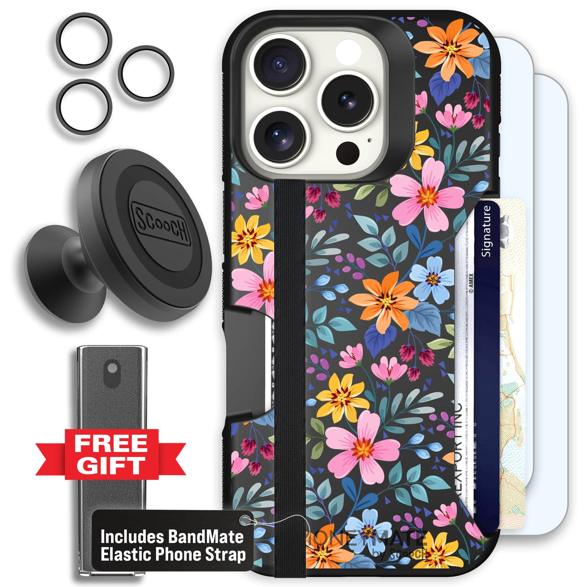 Moneymate - iPhone 16 Pro - Full Bloom - Defender Bundle
