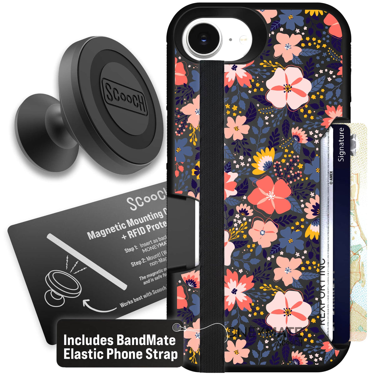 Moneymate - iPhone 16e - Wildflowers - Starter Bundle