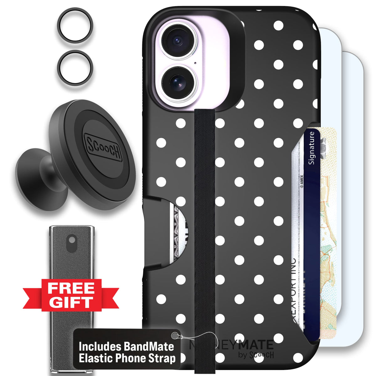 Moneymate - iPhone 17 - Polka Dots - Defender Bundle