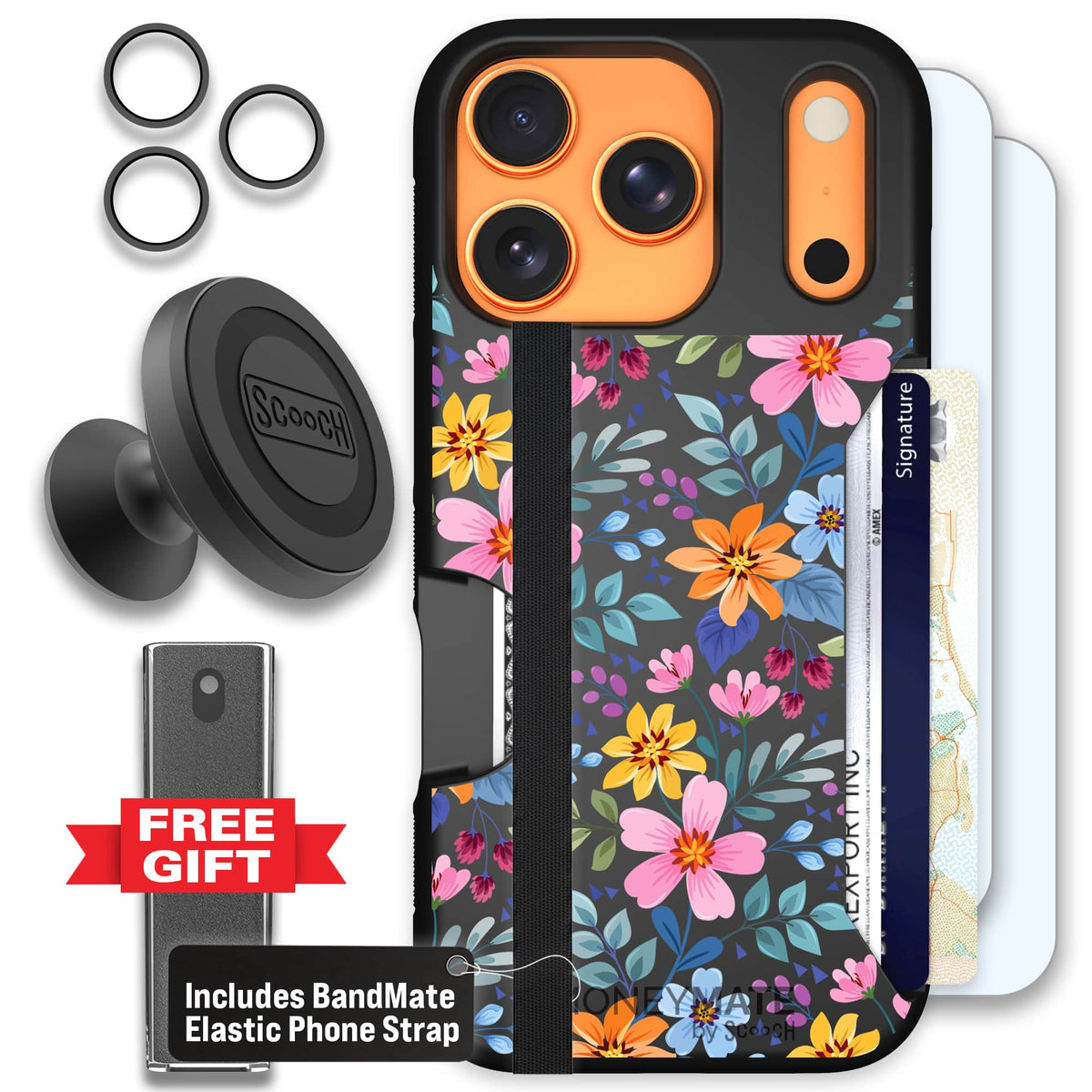Moneymate - iPhone 17 Pro - Full Bloom - Defender Bundle