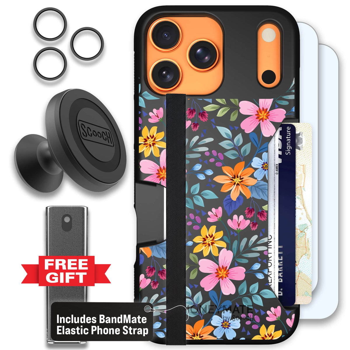 Moneymate - iPhone 17 Pro Max - Full Bloom - Defender Bundle