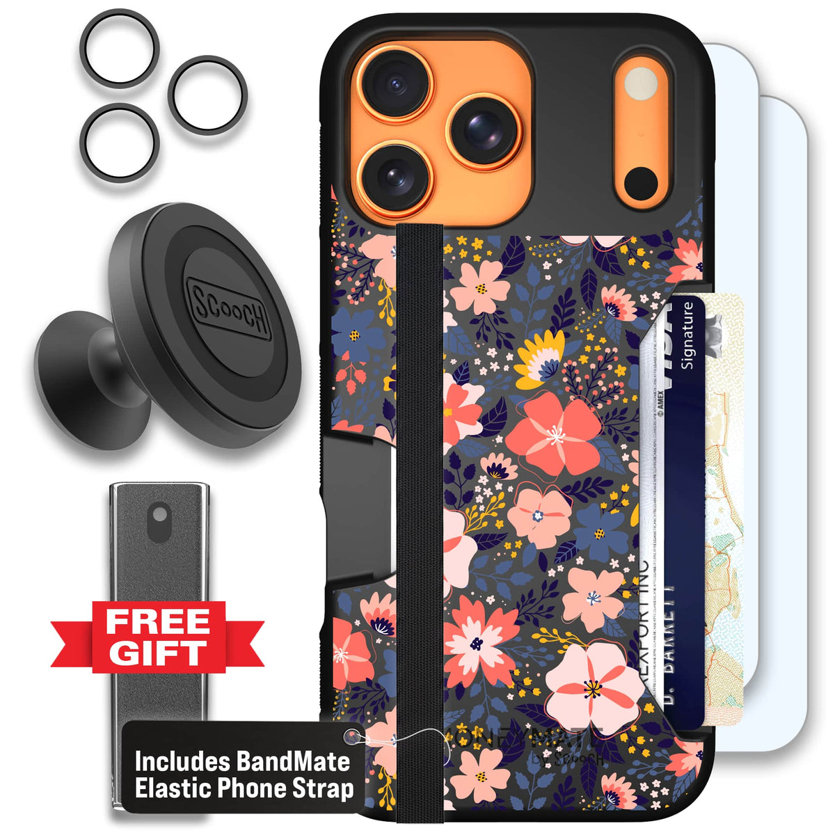 Moneymate - iPhone 17 Pro Max - Wildflowers - Defender Bundle
