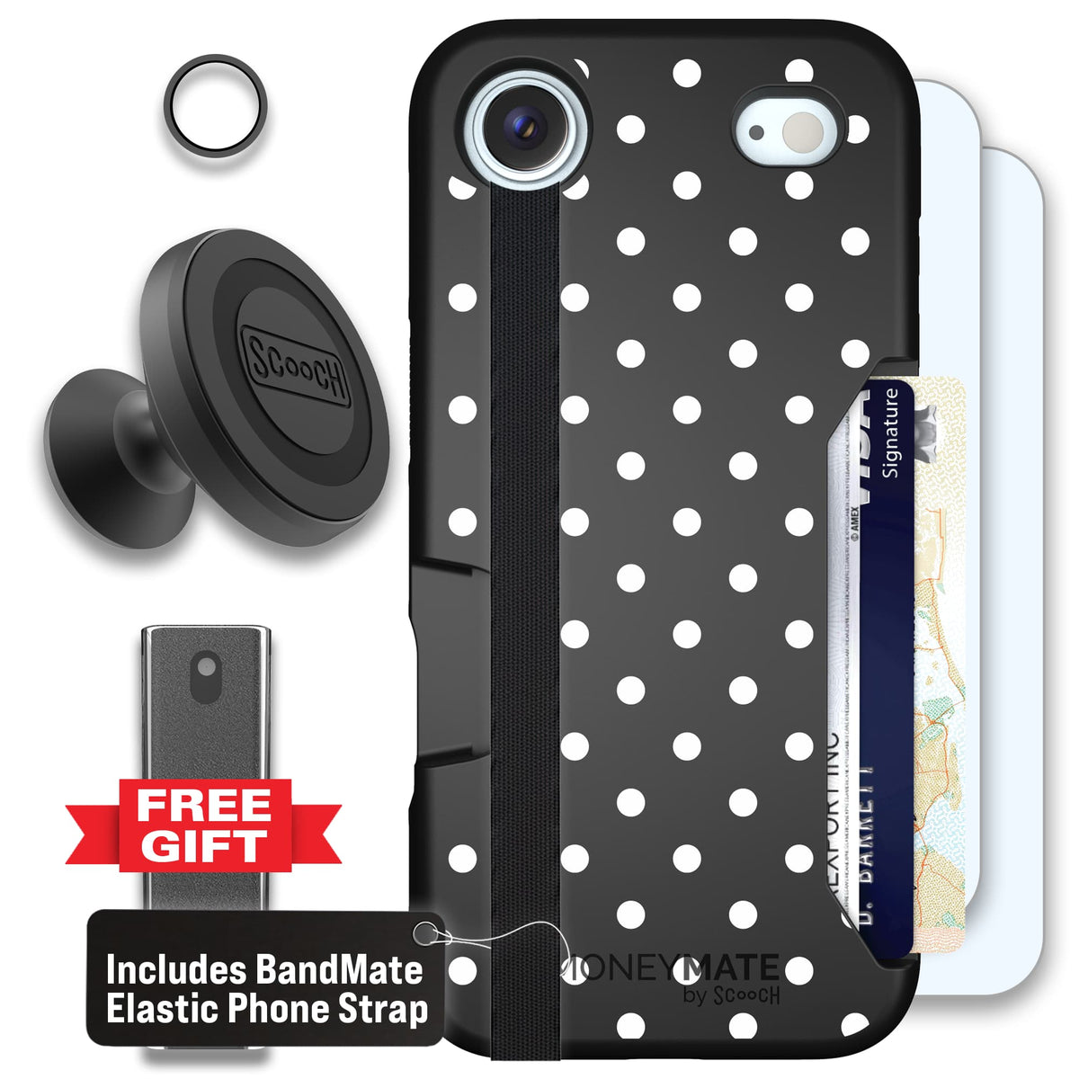 Moneymate - iPhone Air - Polka Dots - Defender Bundle