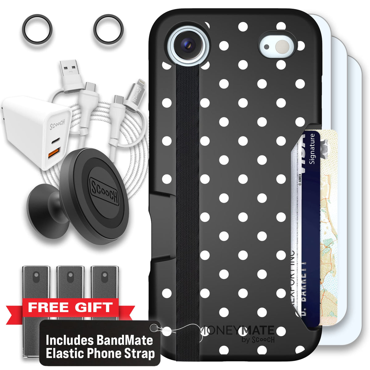 Moneymate - iPhone Air - Polka Dots - Ultimate Bundle