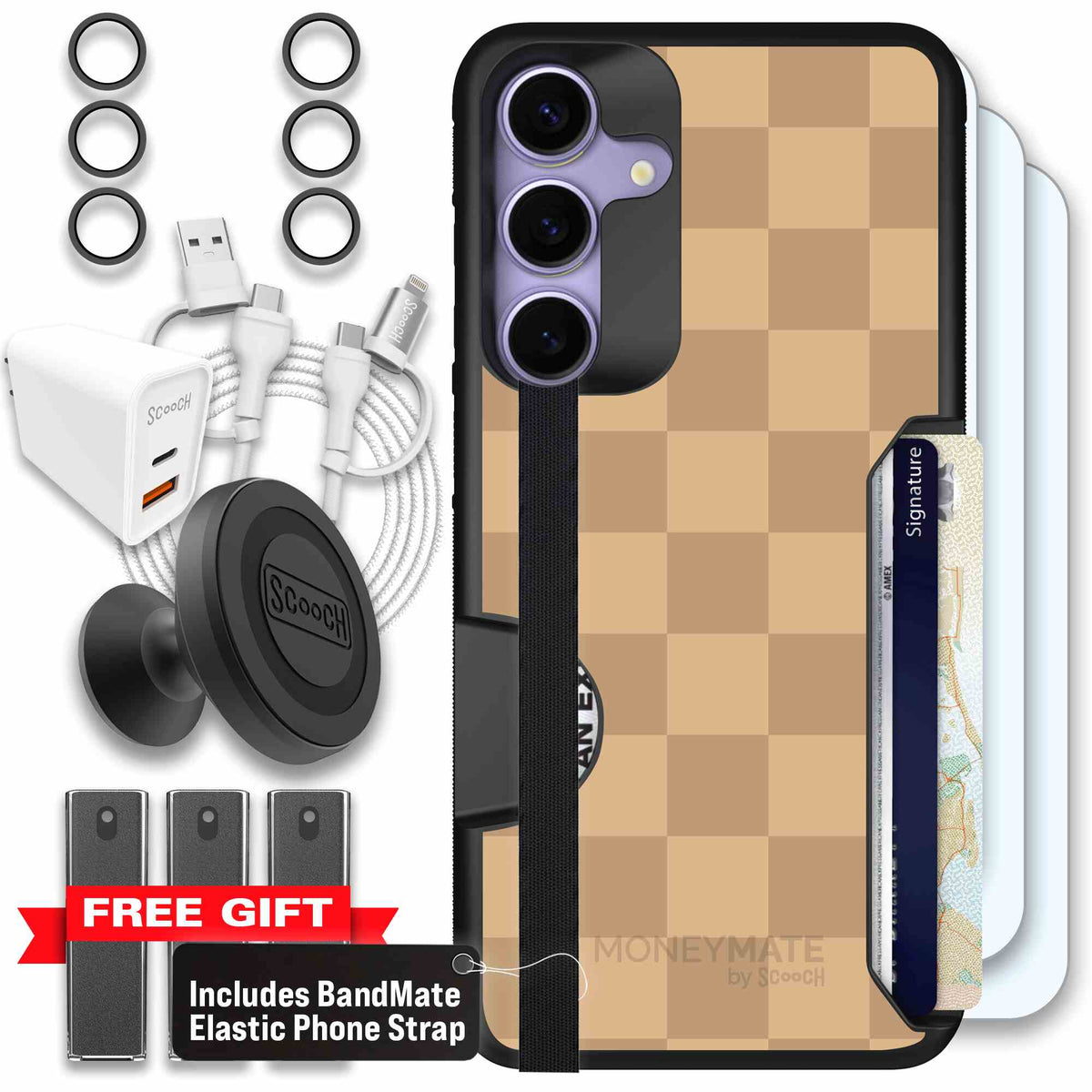 Checkered Beige | website | Galaxy S25+ | Ultimate Bundle