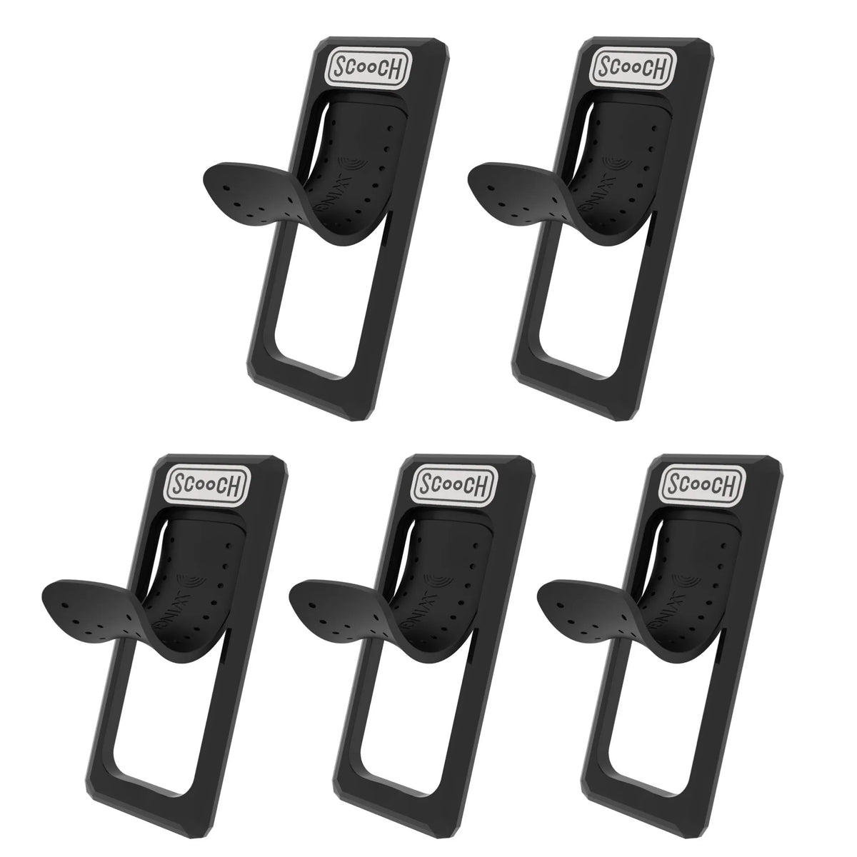 scoochzza Wingback - Universal Pop Up Grip & Kickstand 5-PackSave$40Black scoochzza Wingback