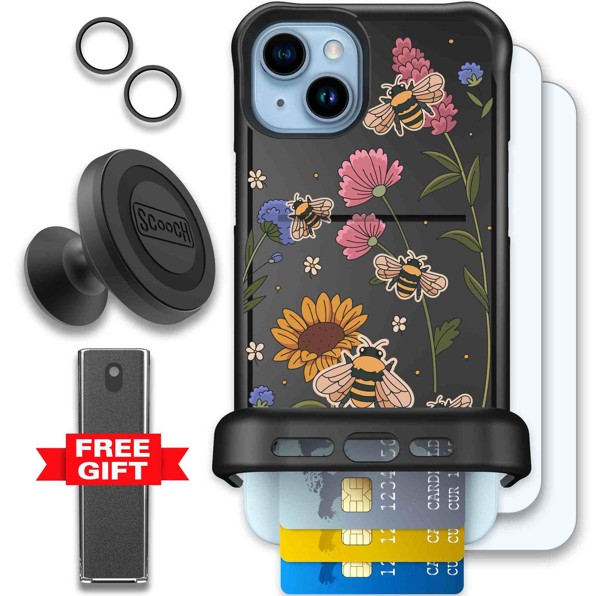Bee Happy | website | iPhone 15 Plus | Defender Bundle