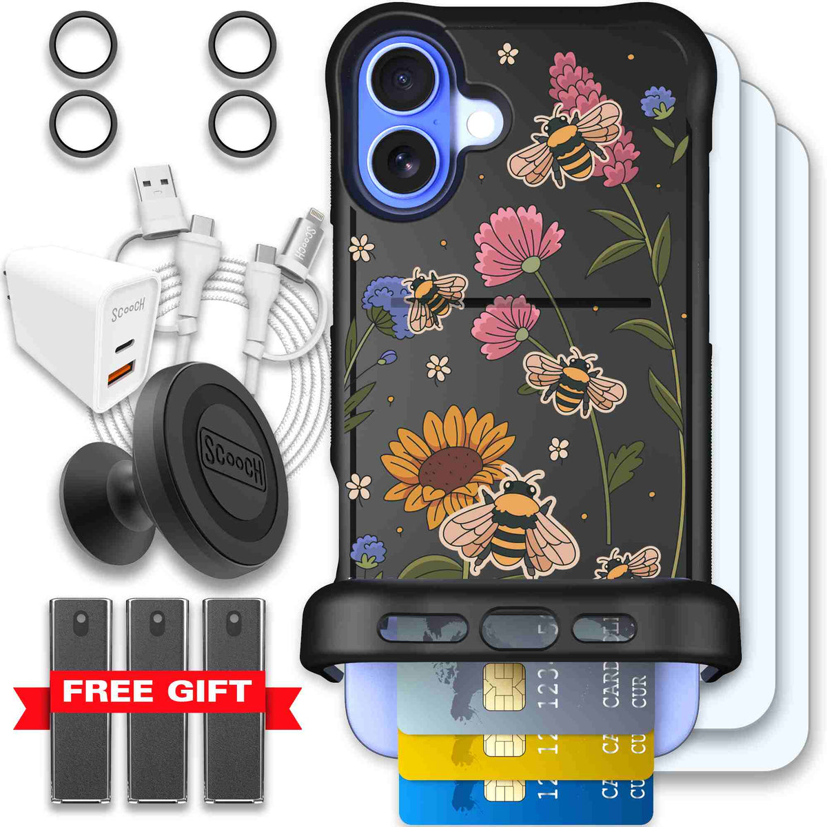 Bee Happy | website | iPhone 16 Plus | Ultimate Bundle