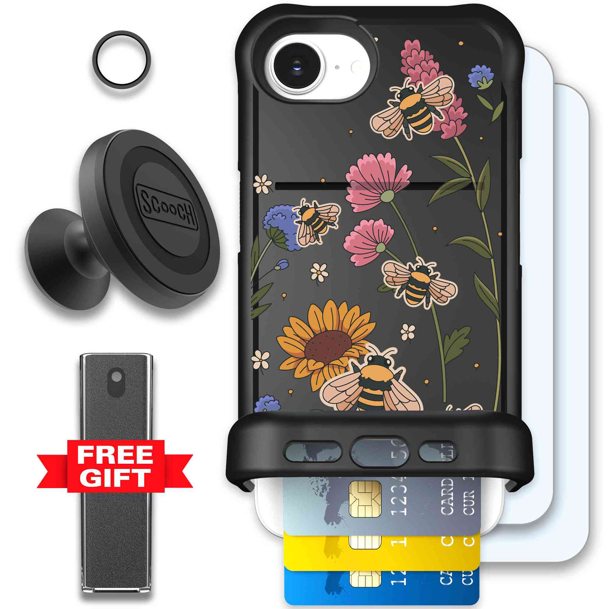 Bee Happy | website | iPhone 17e | Defender Bundle