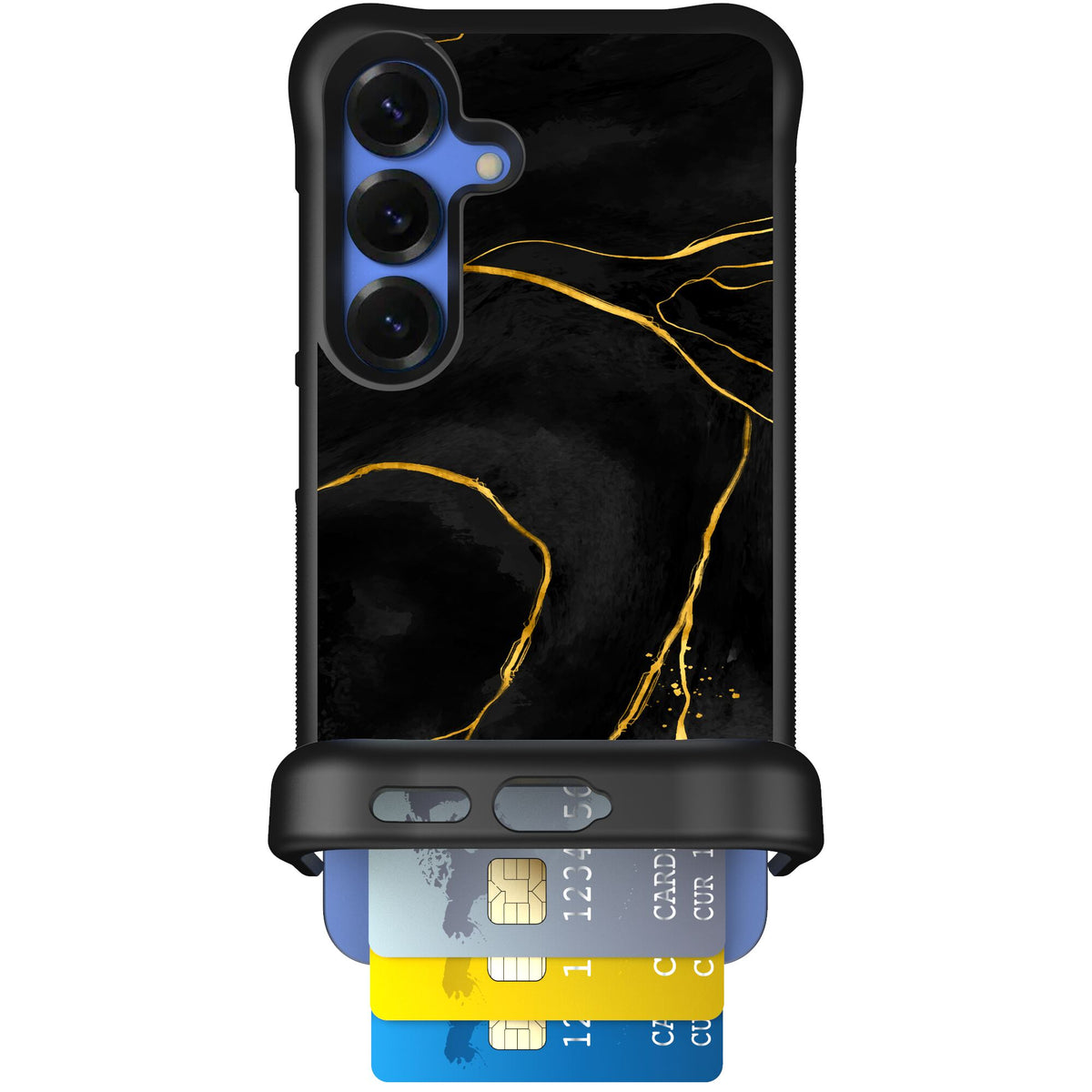Wingmate Black Marble for Galaxy S25