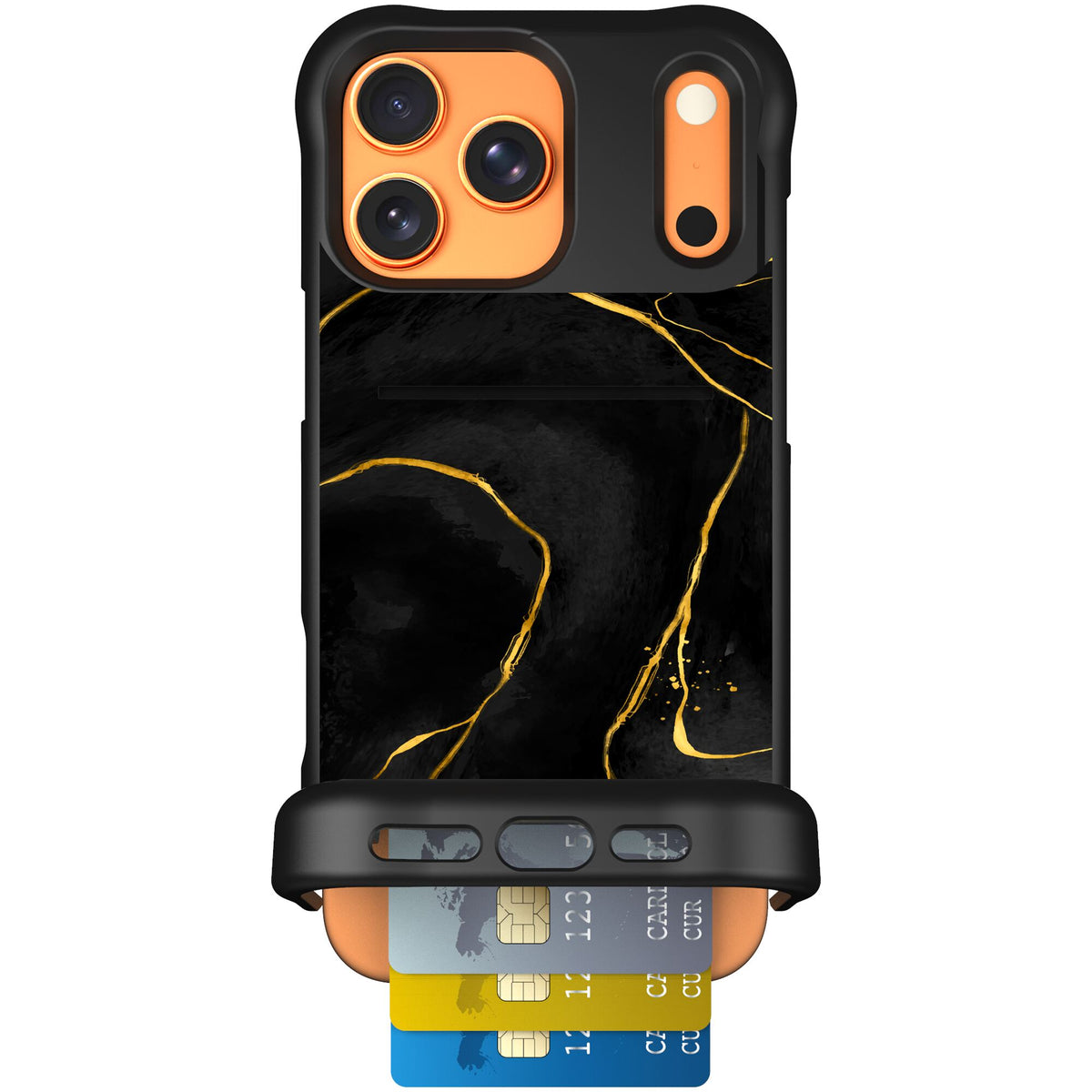 Wingmate Black Marble for iPhone 17 Pro Max