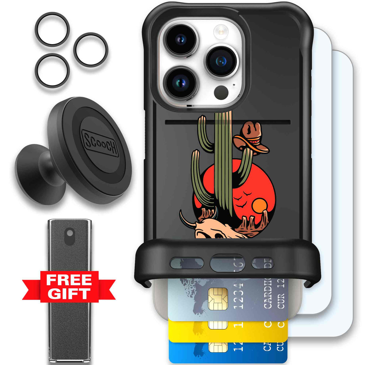 Cactus Flash | website | iPhone 15 Pro | Defender Bundle