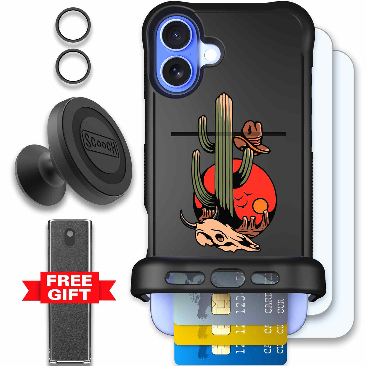 Cactus Flash | website | iPhone 16 Plus | Defender Bundle