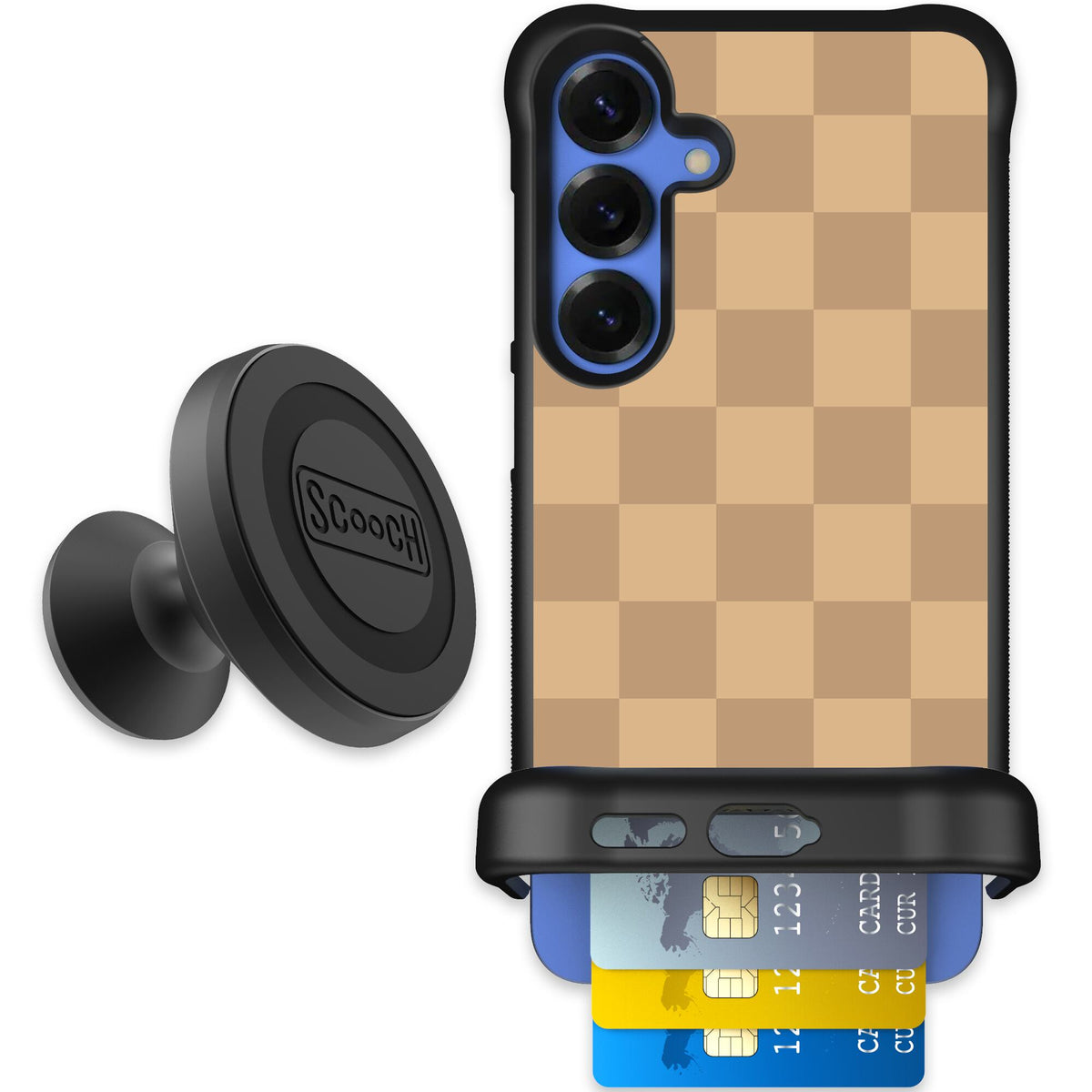 Checkered Beige | website | Galaxy S25+ | Starter Bundle