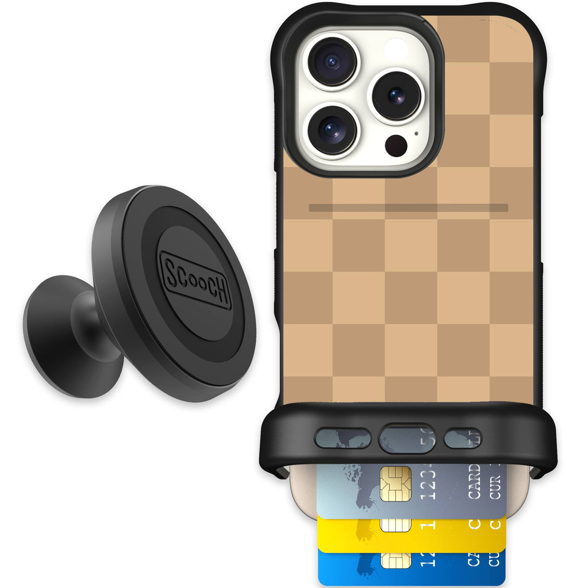 Checkered Beige | website | iPhone 16 Pro | Starter Bundle