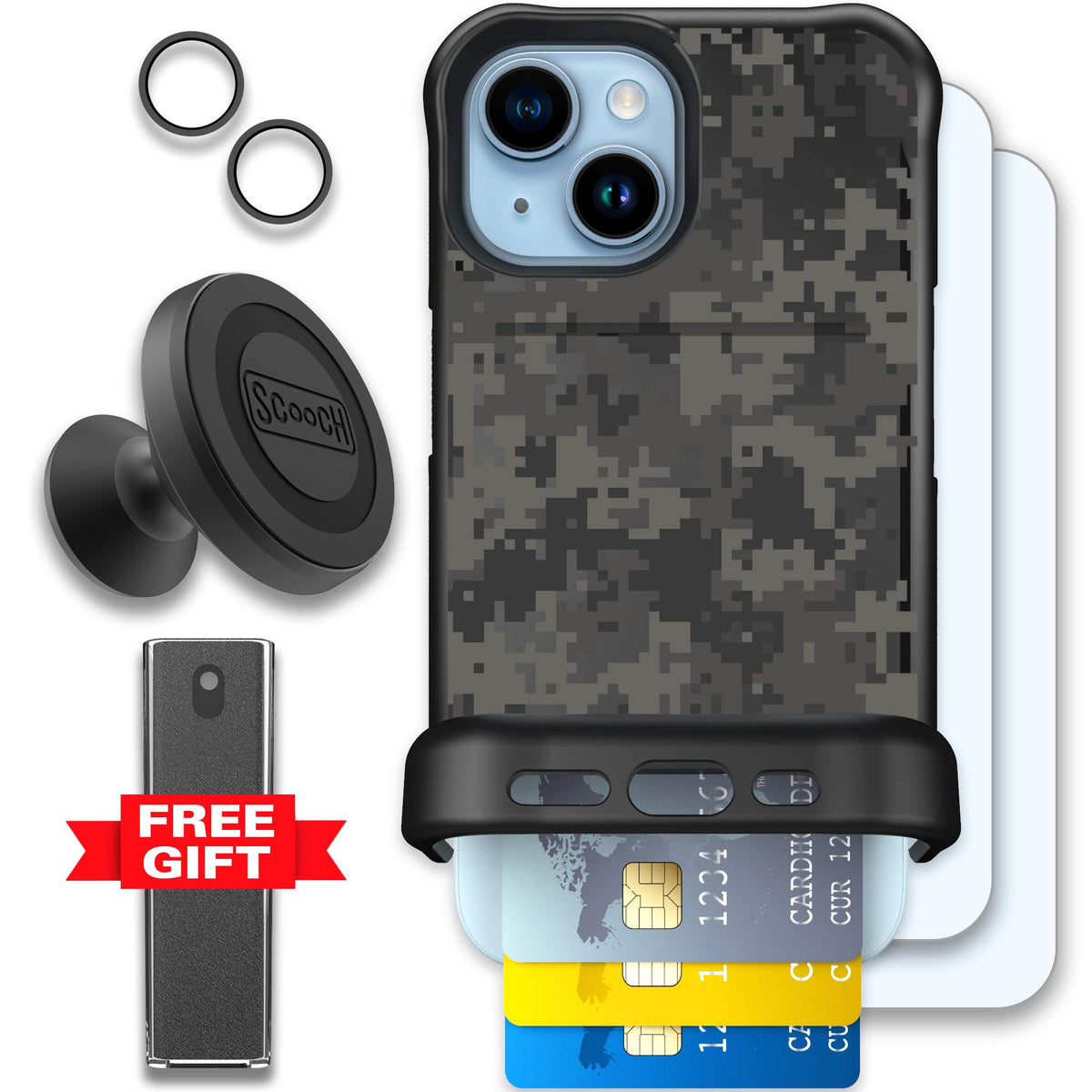 WMTE DIGICAMO iPhone 15 Defender Bundle