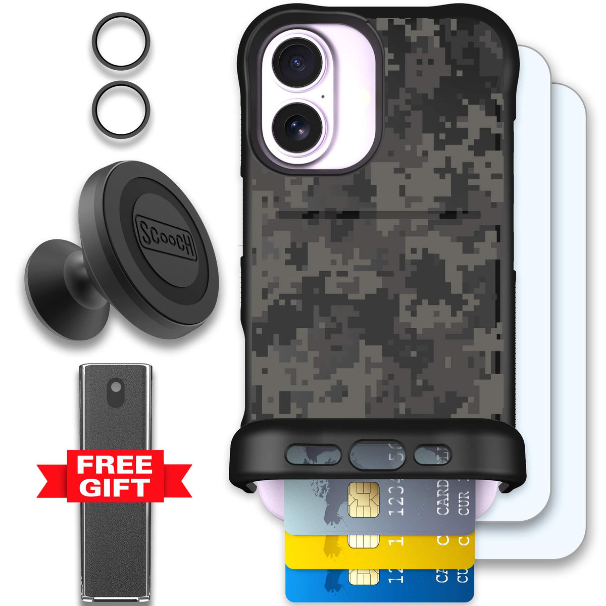 WMTE DIGICAMO iPhone 17 Defender Bundle