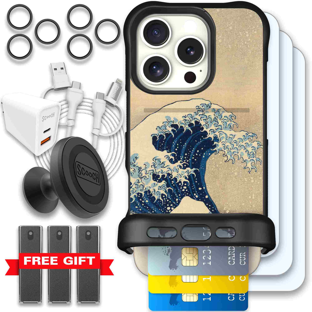 Great Wave | website | iPhone 16 Pro | Ultimate Bundle