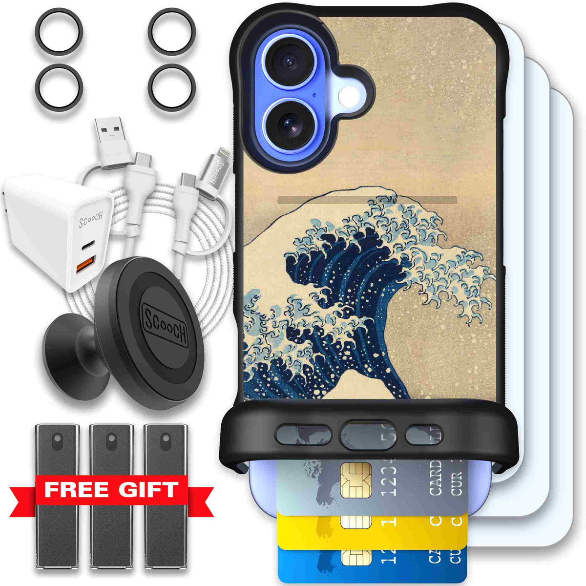 Great Wave | website | iPhone 16 | Ultimate Bundle