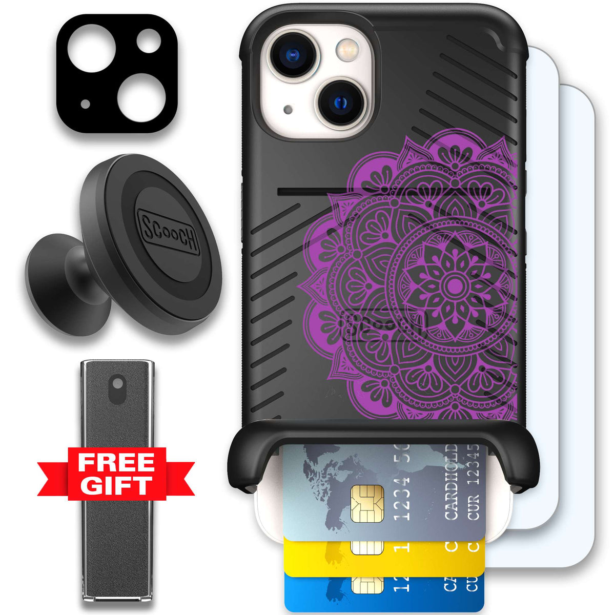 WMTE MANDALA iPhone 13 Defender Bundle