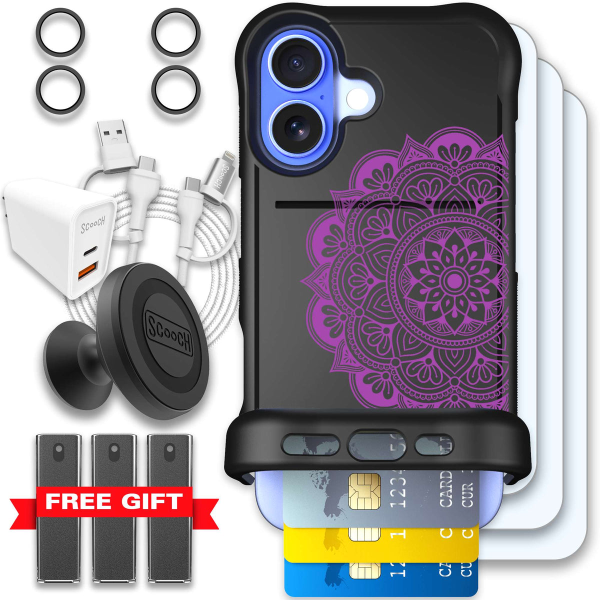 WMTE MANDALA iPhone 16 Ultimate Bundle
