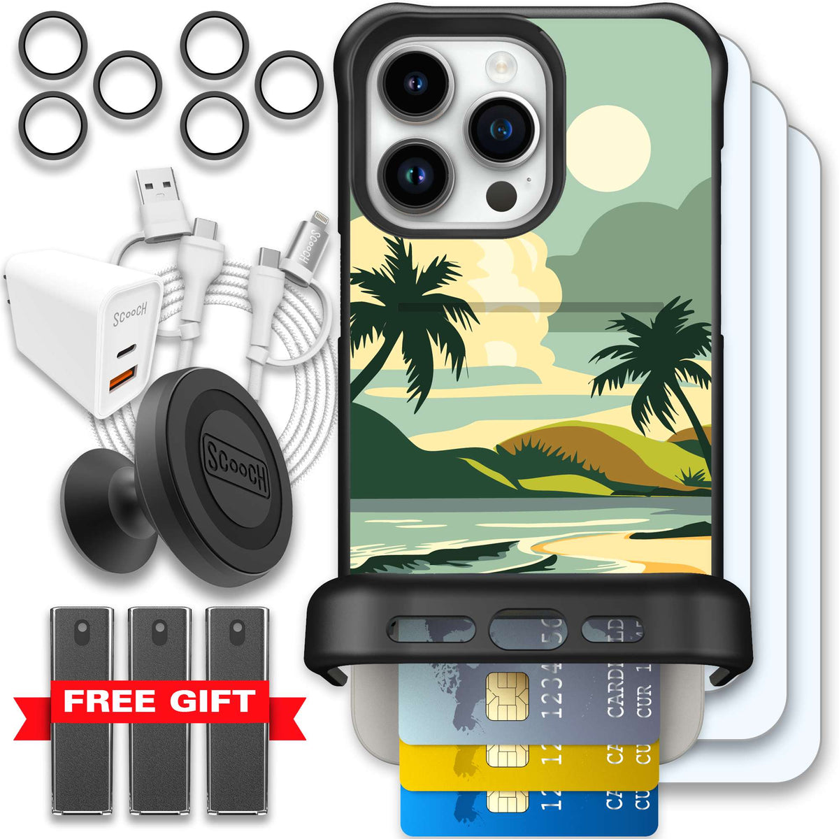 WMTE PDSCOVE iPhone 15 Pro Max Ultimate Bundle